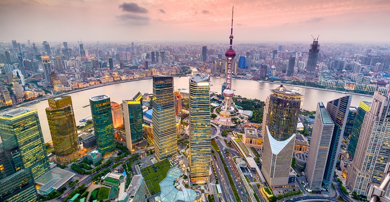 Horizon fastueux de Shanghai